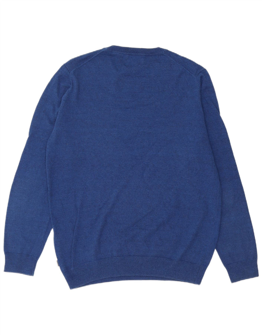 SUPERDRY Mens Crew Neck Jumper Sweater Large Blue Cotton