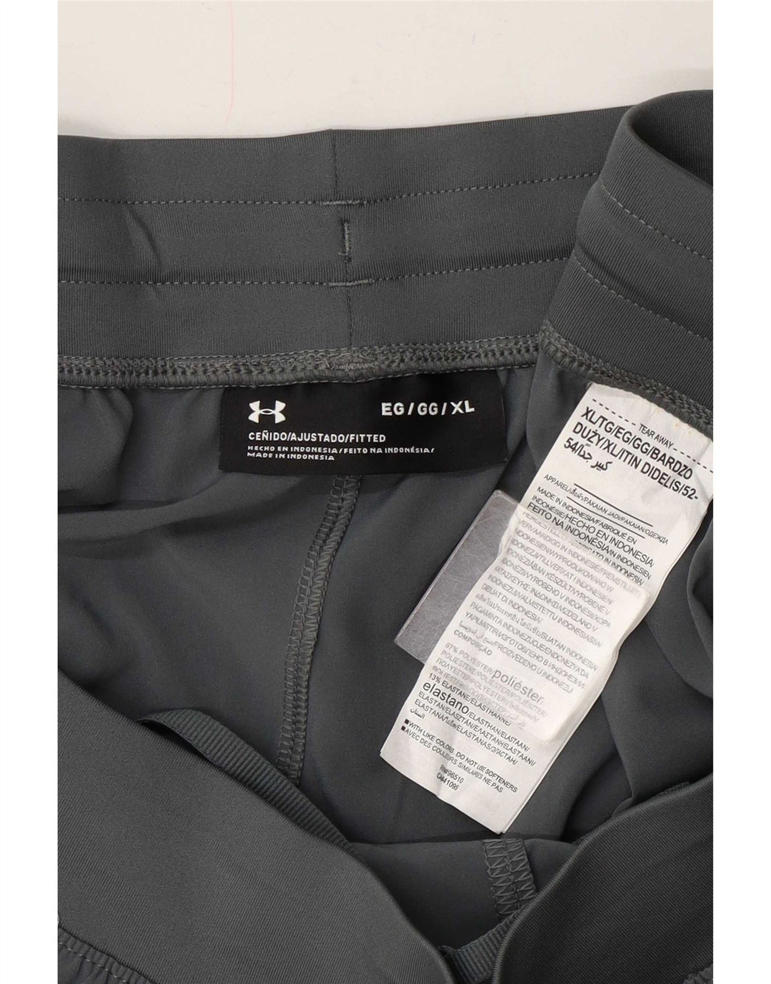 Under Armour Womens Tracksuit Trousers UK 18 XL Grey Polyester