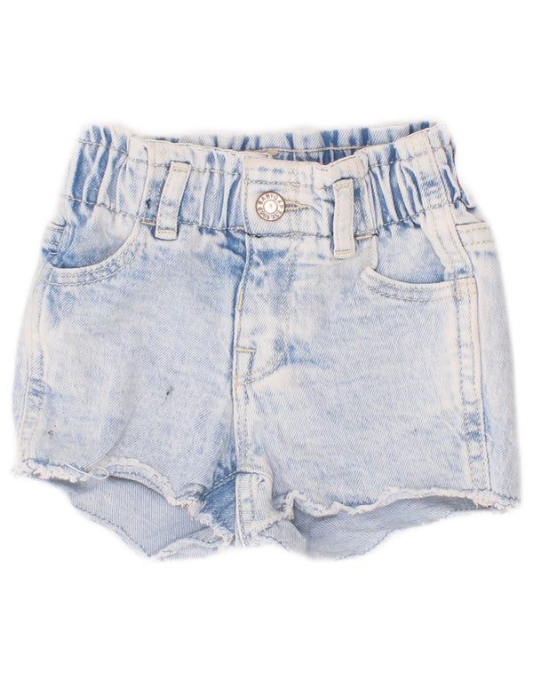 Gap Baby Girls Denim Shorts 6-9 Months W16 Blue Cotton