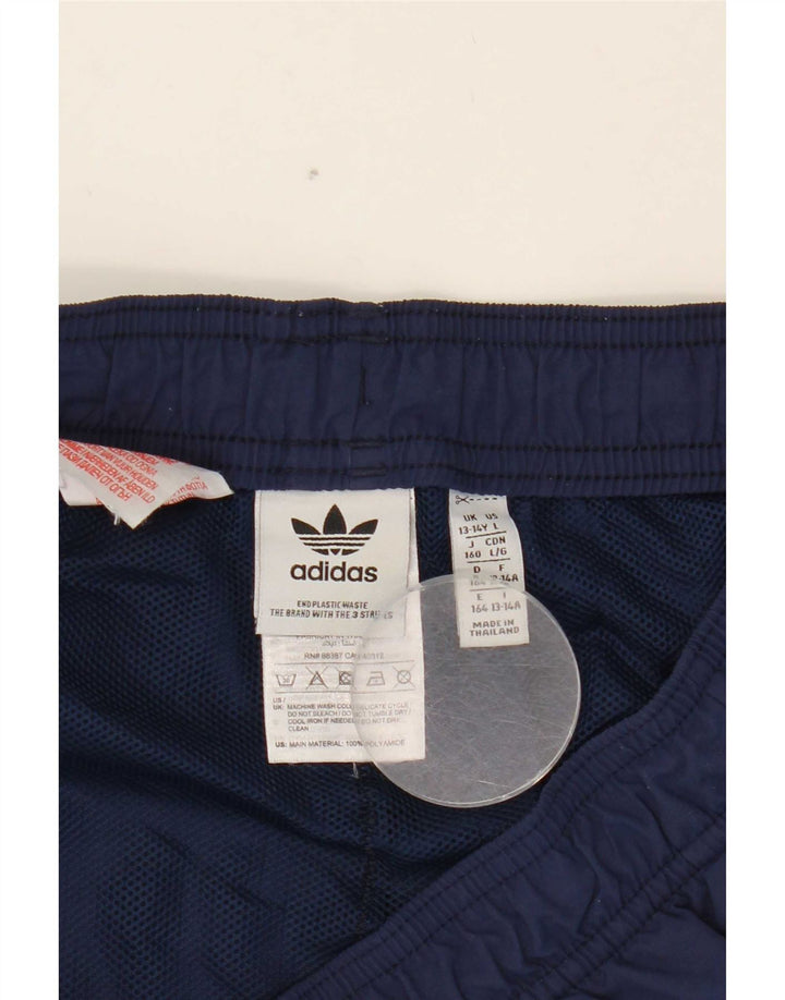 Adidas Boys Graphic Sport Shorts 13-14 Years  Navy Blue Polyamide