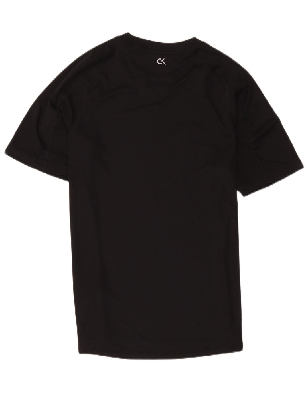 Calvin Klein Mens Graphic T-Shirt Top Small Black Polyester