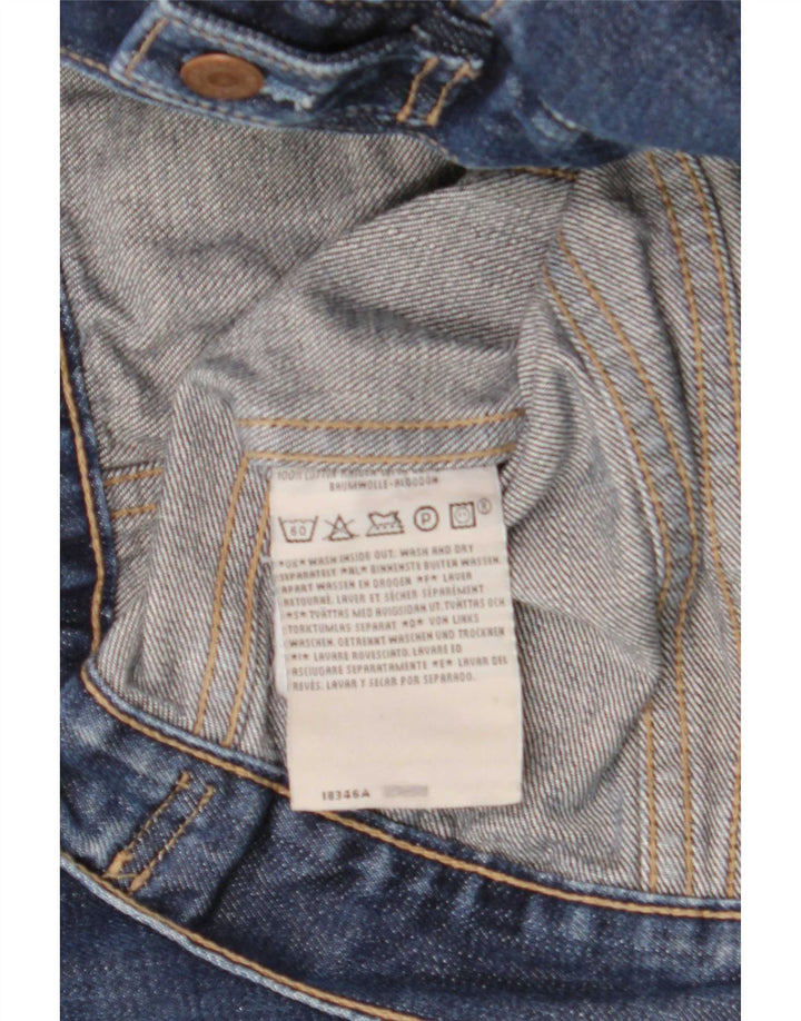 Levi's Womens Denim Jacket UK 12 Medium Navy Blue Cotton