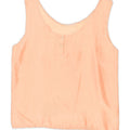 VINTAGE Womens Sleeveless Blouse Top UK 14 Medium Orange | Vintage | Thrift | Second-Hand | Used Clothing | Messina Hembry 