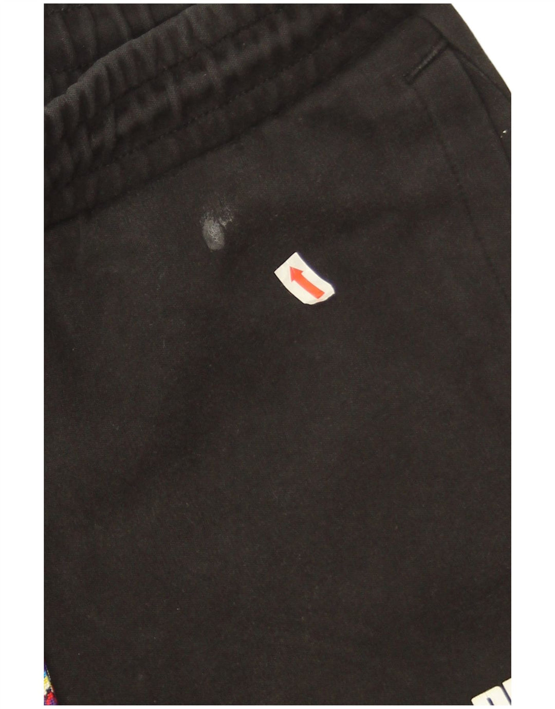 Puma Mens Graphic Tracksuit Trousers Joggers Small Black Colourblock