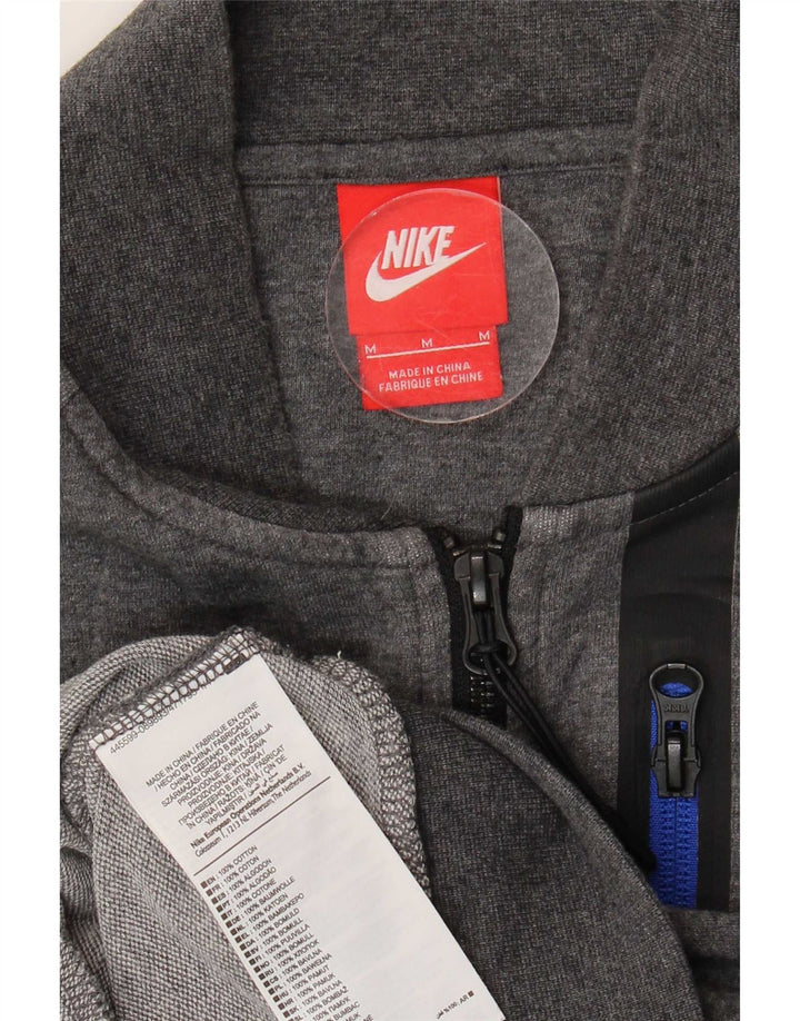 Nike Mens Tracksuit Top Jacket Medium Grey Cotton