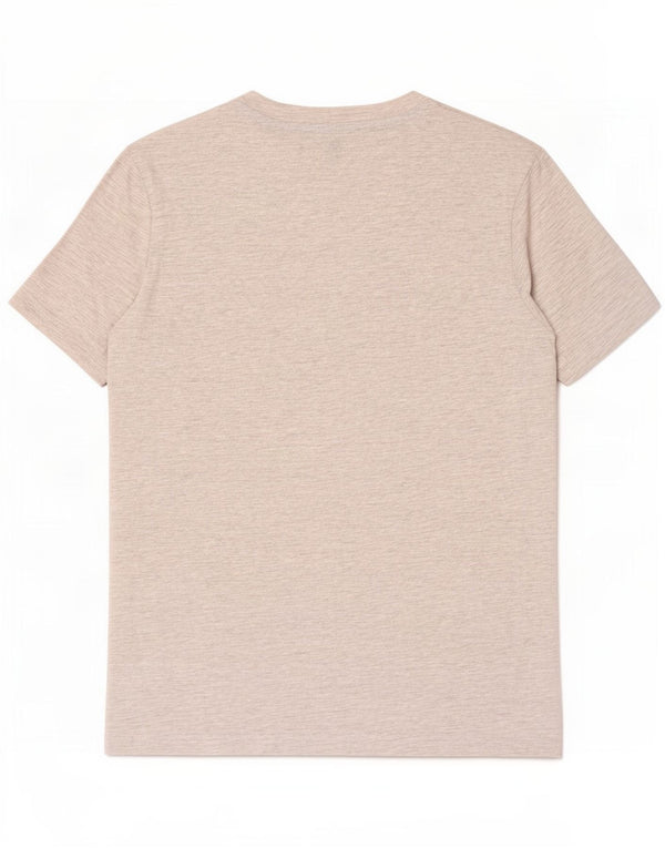 Jack & Jones Mens Slim Fit Graphic T-Shirt Top Large Grey Flecked Cotton