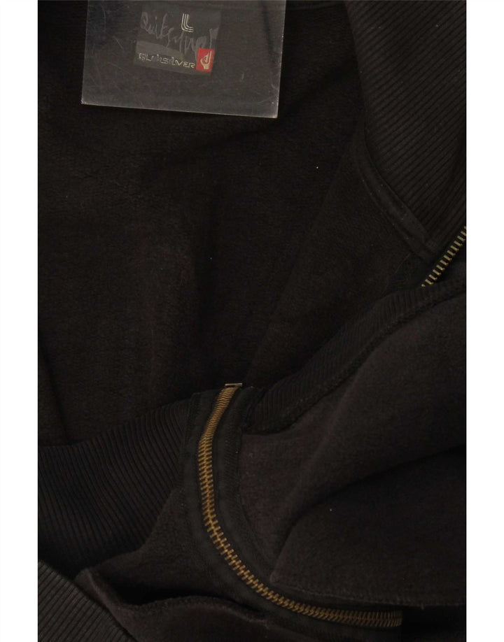 Quiksilver Mens Graphic Tracksuit Top Jacket Large Black