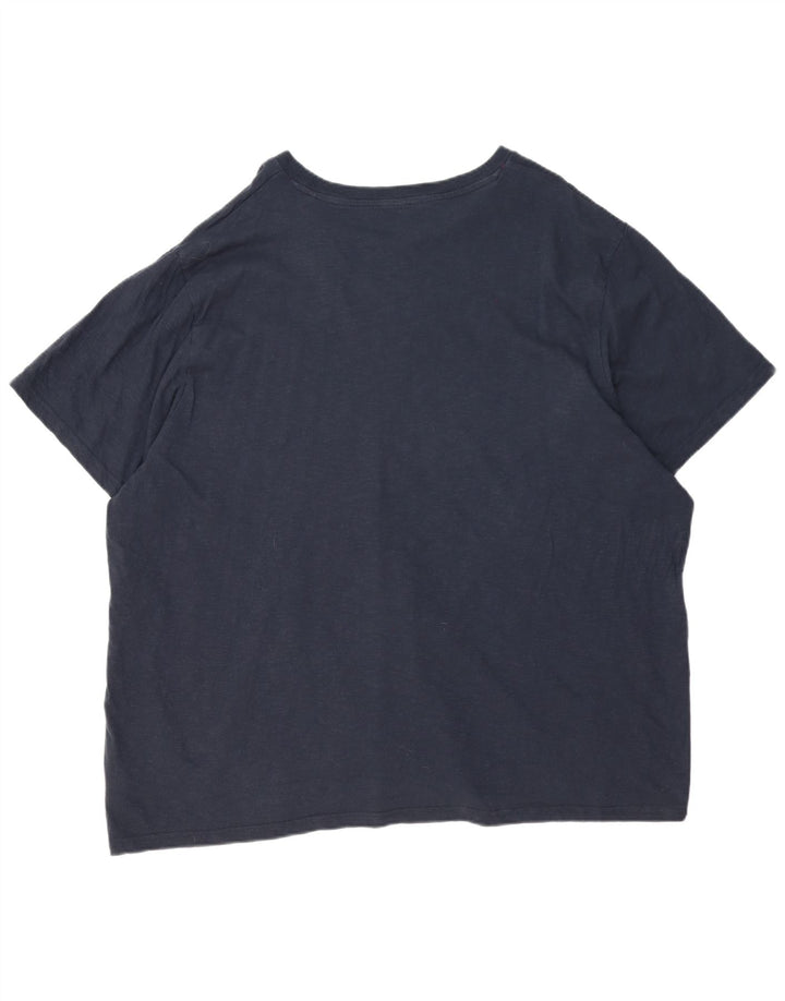 Weird Fish Mens T-Shirt Top 5XL Navy Blue Cotton