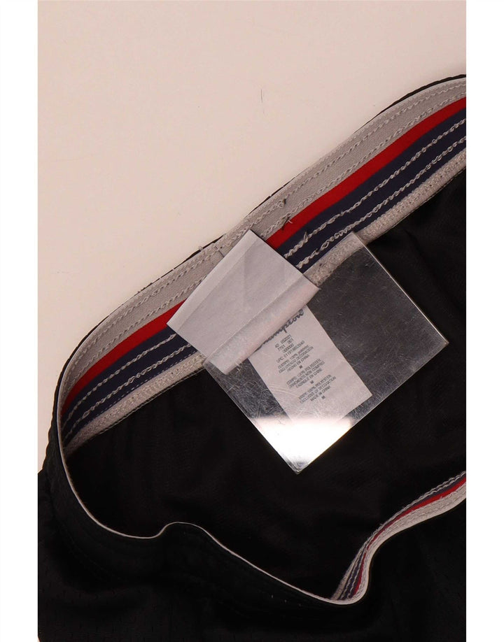 Champion Womens Sport Shorts UK 12 Medium Black Polyester