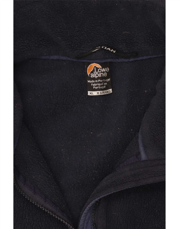 Lowe Alpine Mens Fleece Jacket UK 42 XL Navy Blue