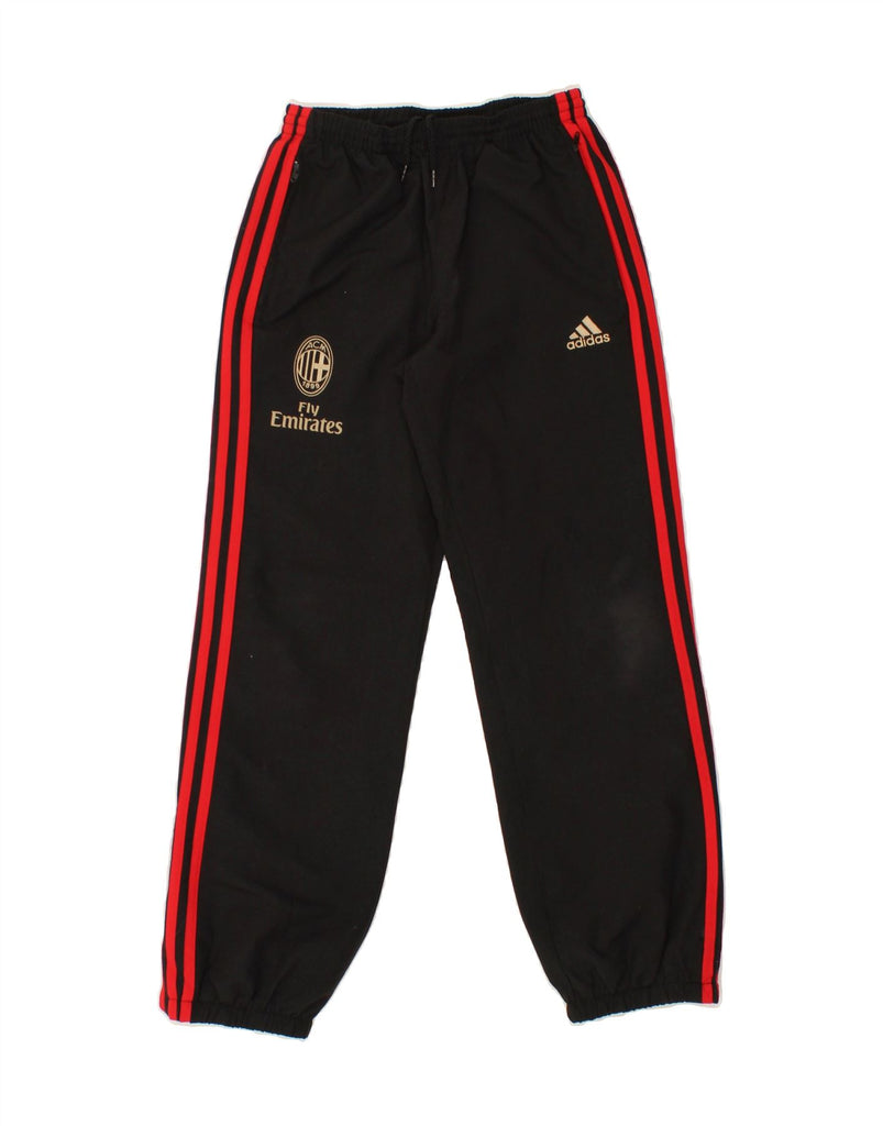 ADIDAS Boys Graphic Tracksuit Trousers Joggers 11-12 Years Black Polyester | Vintage Adidas | Thrift | Second-Hand Adidas | Used Clothing | Messina Hembry 