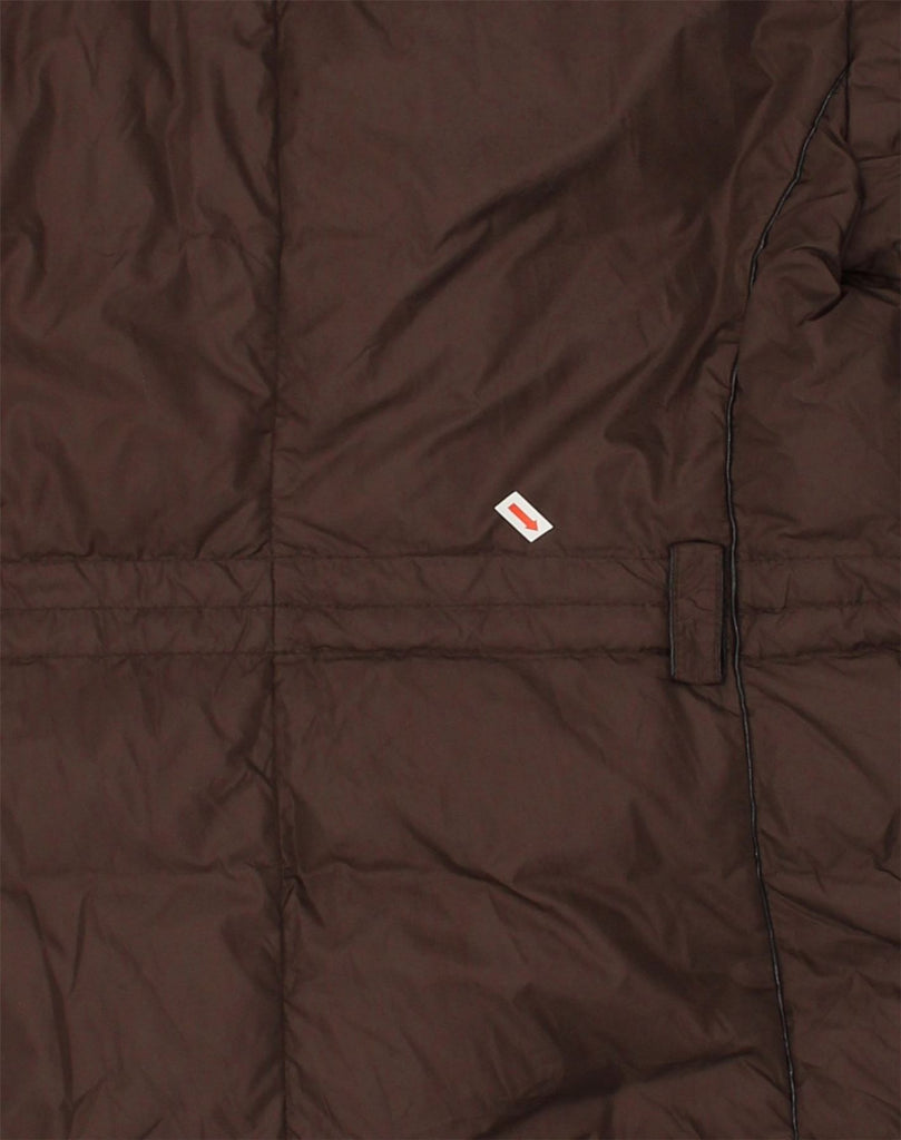 MONCLER Womens Padded Coat Size 4 XL Brown Polyester | Vintage Moncler | Thrift | Second-Hand Moncler | Used Clothing | Messina Hembry 