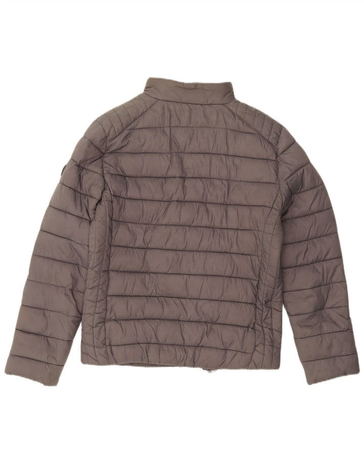 Liu Jo Mens Padded Jacket UK 40 Large Grey Polyamide