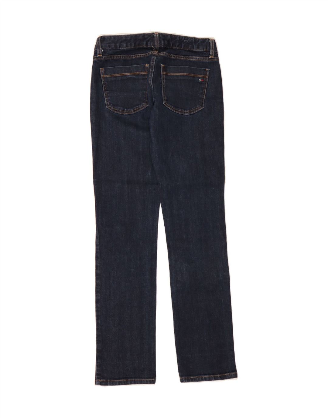 TOMMY HILFIGER Womens Slim Jeans W26 L31 Navy Blue Cotton Vintage Tommy Hilfiger and Second-Hand Tommy Hilfiger from Messina Hembry 