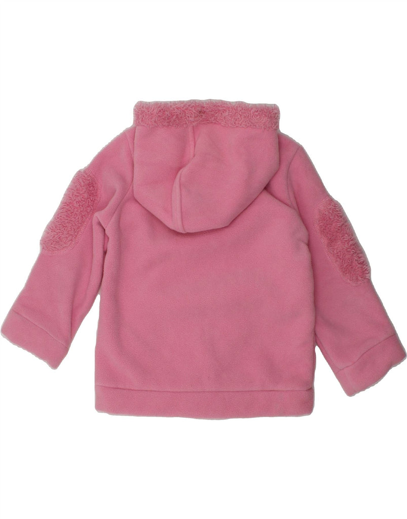 CHAMPION Baby Girls Graphic Hooded Fleece Jacket 12-18 Months Medium Pink | Vintage Champion | Thrift | Second-Hand Champion | Used Clothing | Messina Hembry 