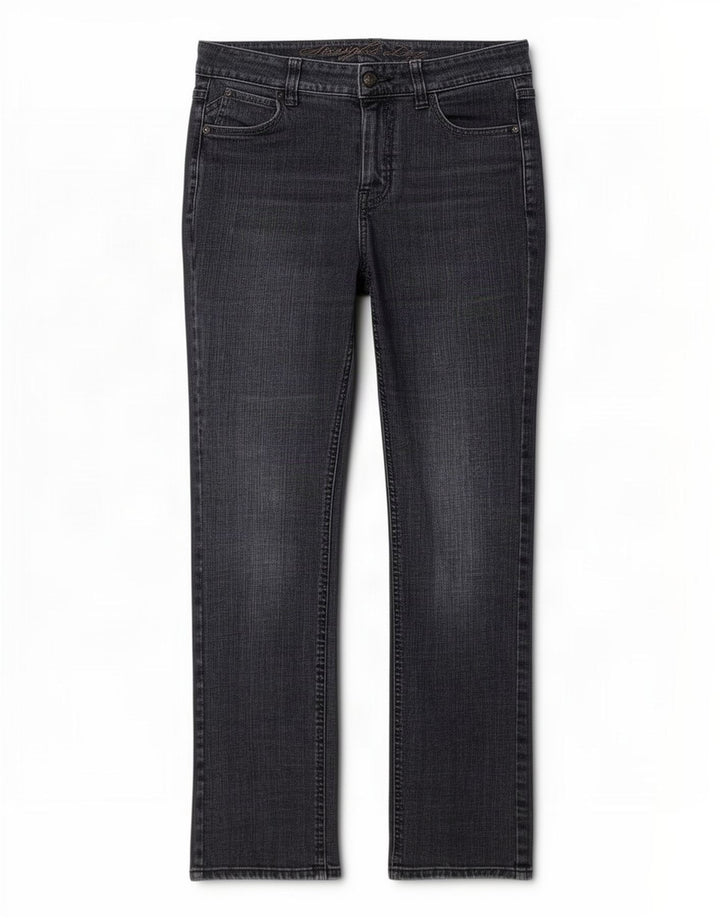 Marks & Spencer Womens Bootcut Jeans UK 10 Small W27 L29 Navy Blue Cotton