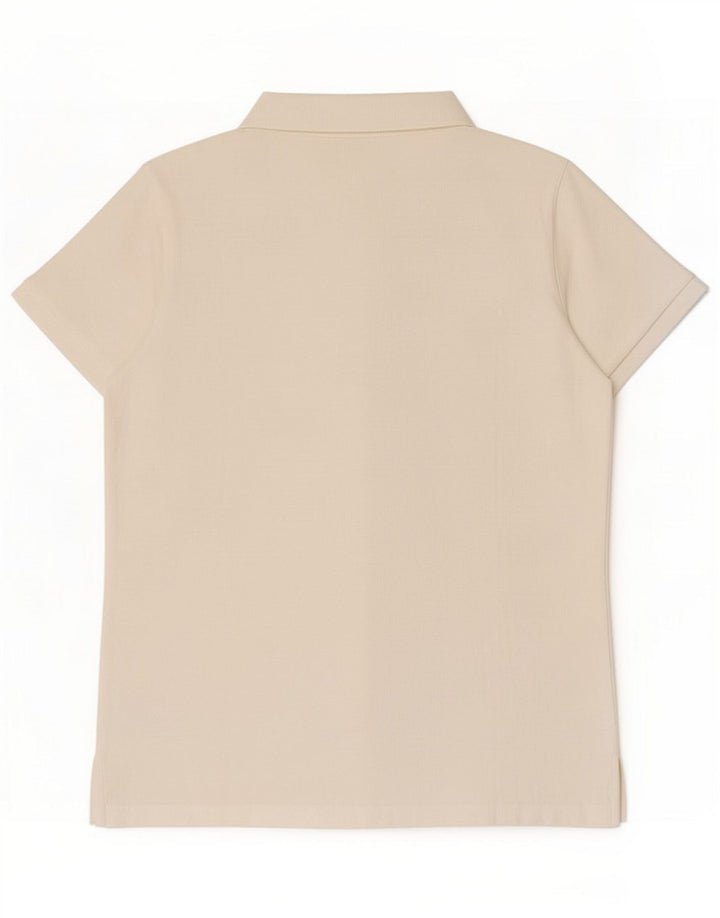 Benetton Womens Polo Shirt UK 14 Medium White