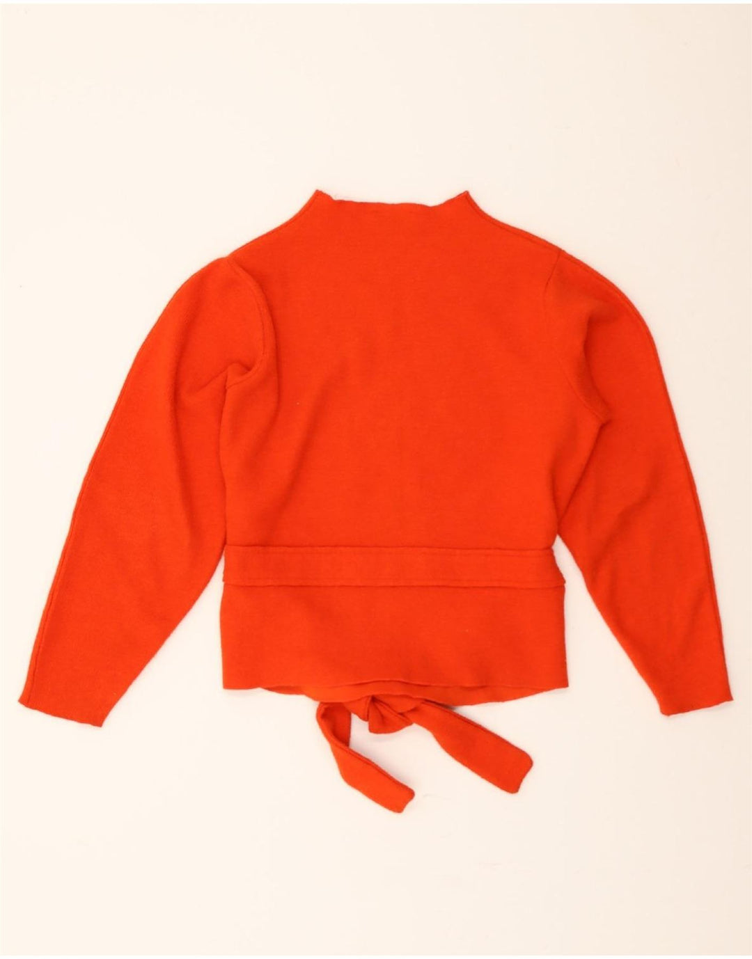 ZARA Womens Turtle Neck Jumper Sweater UK 10 Small Red Polyester Vintage Zara and Second-Hand Zara from Messina Hembry 