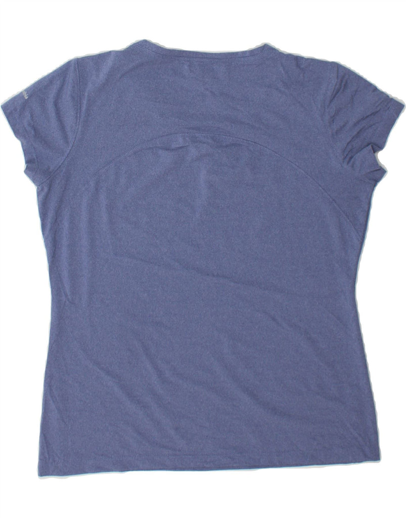 COLUMBIA Womens Omni-Shade T-Shirt Top UK 16 Large Blue Polyester Vintage Columbia and Second-Hand Columbia from Messina Hembry 