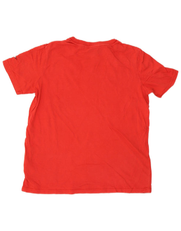 Superdry Womens Graphic T-Shirt Top UK 10 Small  Red