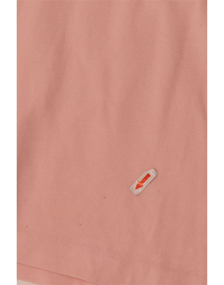 Lacoste Mens Polo Shirt Size 5 Large Pink Cotton