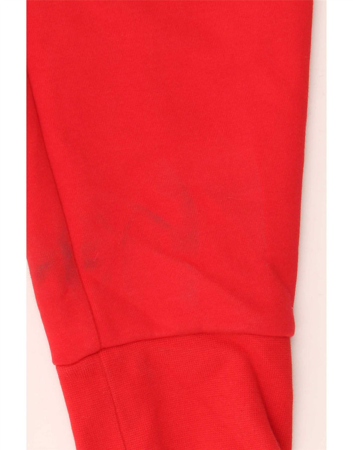 Nike Mens Tracksuit Trousers Joggers Small Red Cotton