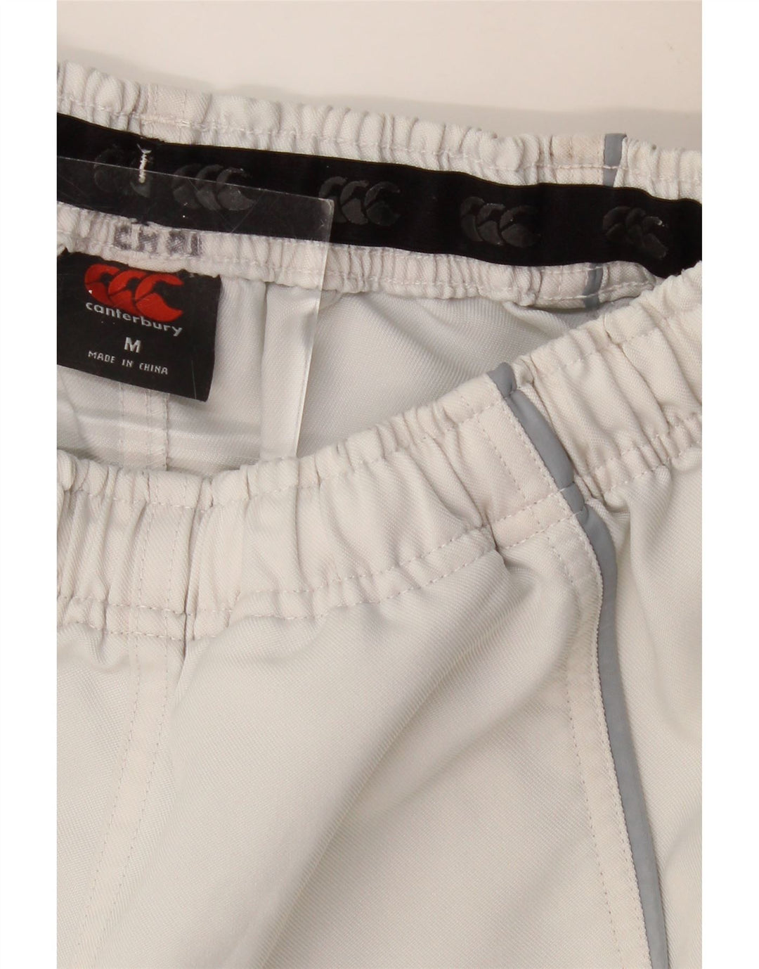 CANTERBURY Mens Sport Shorts Medium  Off White Colourblock