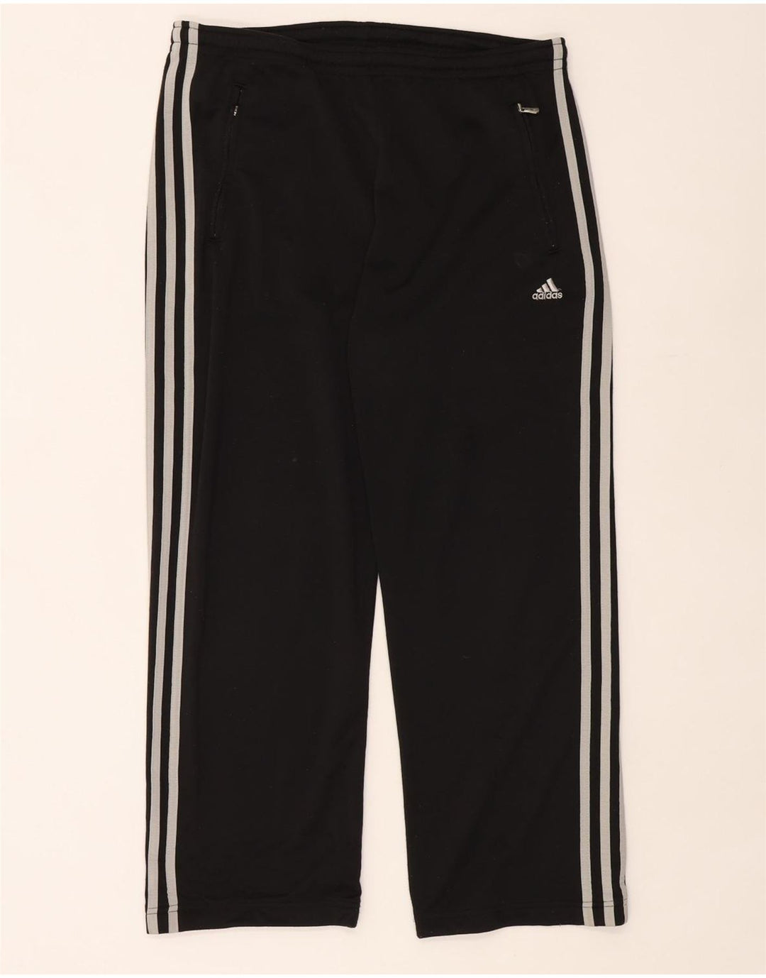 Adidas Mens Tracksuit Trousers UK 38/40 Medium  Black Polyester