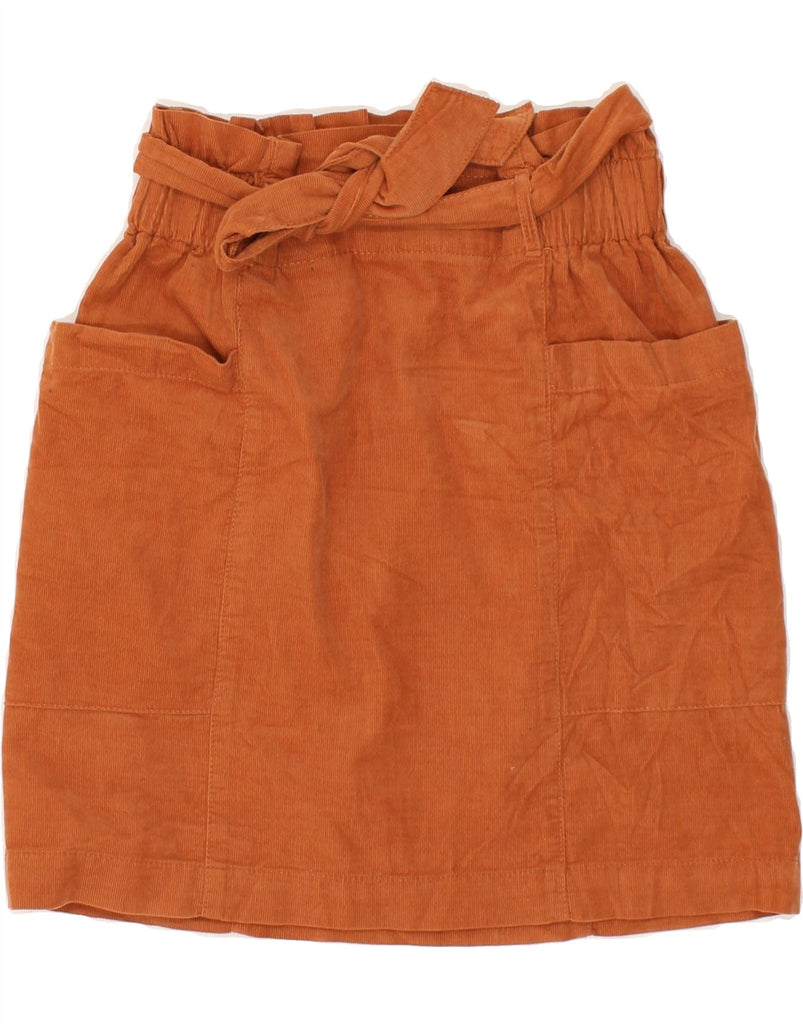 BENETTON Girls Corduroy Skirt 11-12 Years 2XL W26 Brown Cotton | Vintage Benetton | Thrift | Second-Hand Benetton | Used Clothing | Messina Hembry 