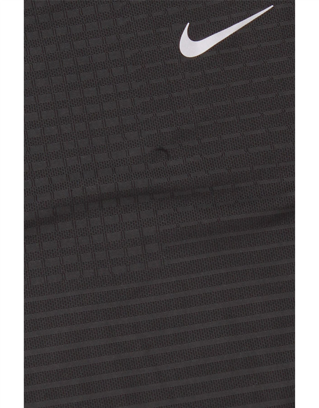 Nike Mens Dri Fit T-Shirt Top Medium Grey Pinstripe