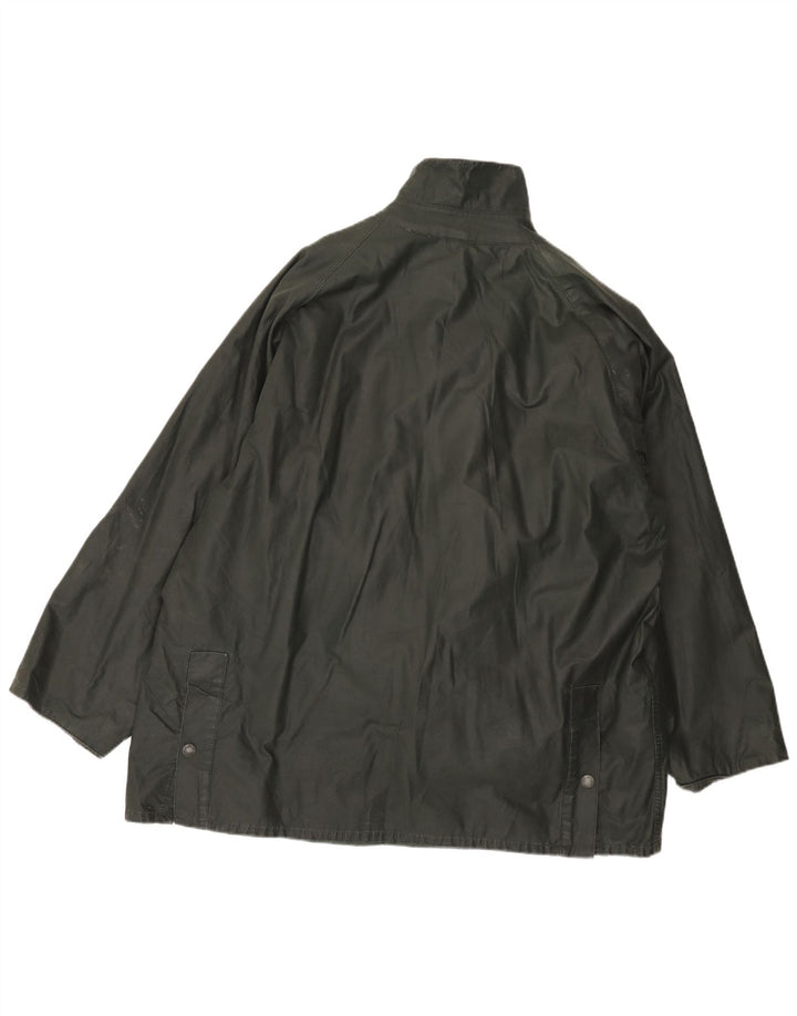 Polbot Mens Waxed Cotton Jacket UK 42 XL Green