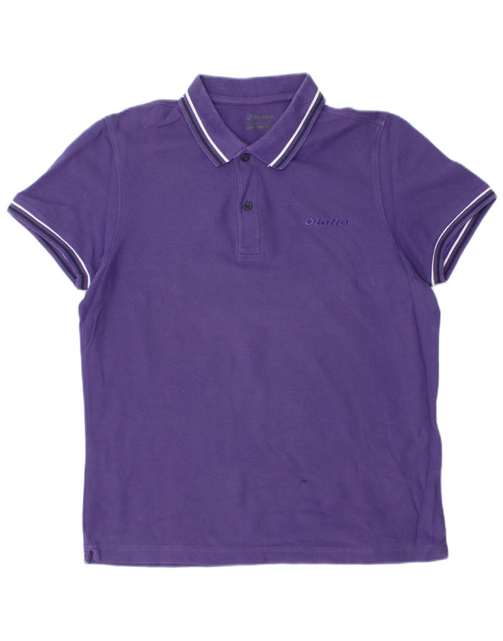 LOTTO Mens Polo Shirt Small Purple