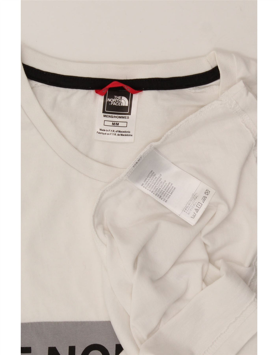 THE NORTH FACE Mens Graphic T-Shirt Top Medium White Cotton Vintage The North Face and Second-Hand The North Face from Messina Hembry 