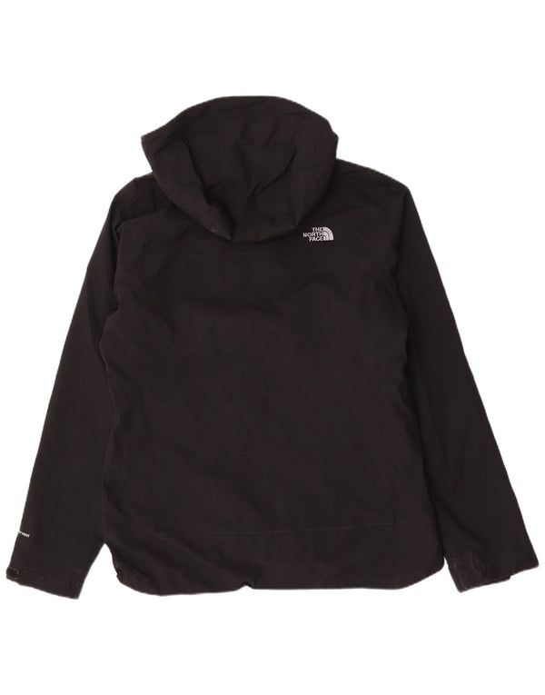The North Face Womens Hooded Windbreaker Jacket UK 14 Medium Black