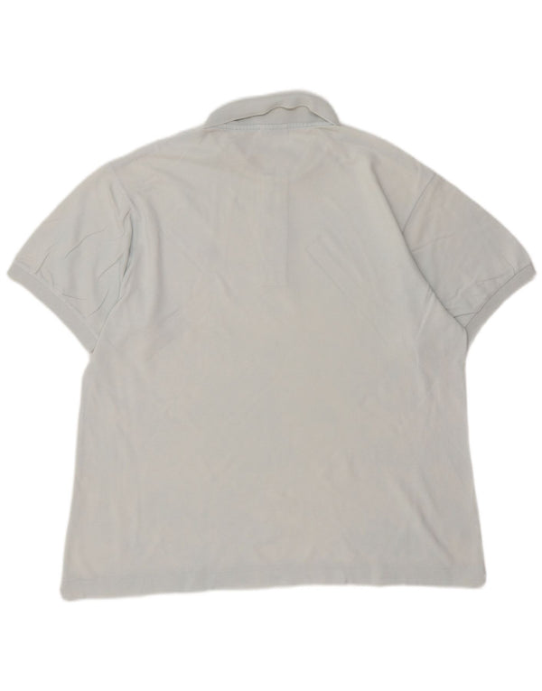 Lacoste Mens Polo Shirt Size 6 XL Blue Cotton