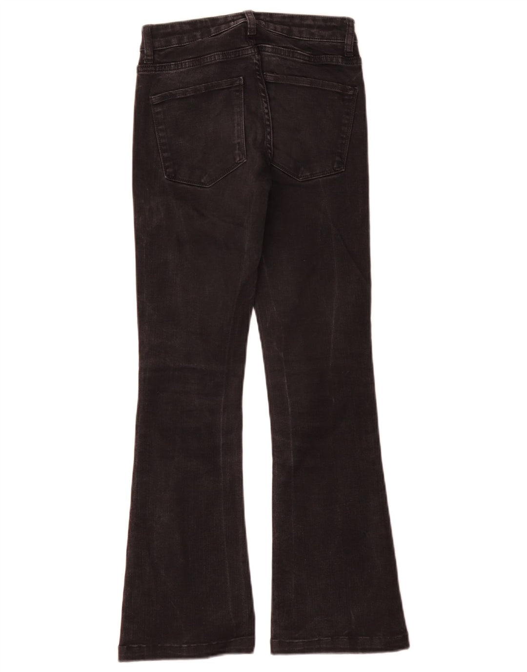 Zara Womens Flared Jeans EU 34 2XS W24 L28 Black