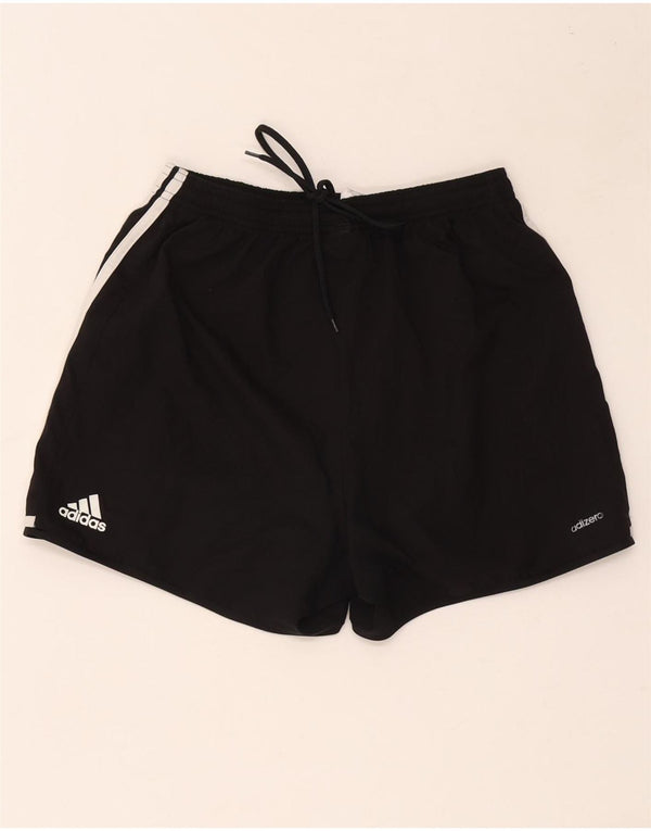 Adidas Womens Climalite Sport Shorts UK 8/10 Small Black Polyester