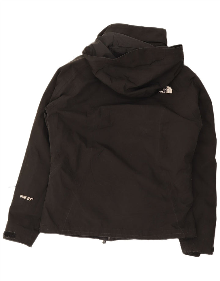 The North Face Womens Hooded Oversized Windbreaker Jacket UK 10 Small Black