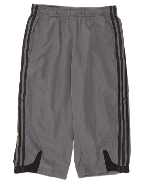 Adidas Mens Climacool Capri Tracksuit Trousers Small Grey Colourblock