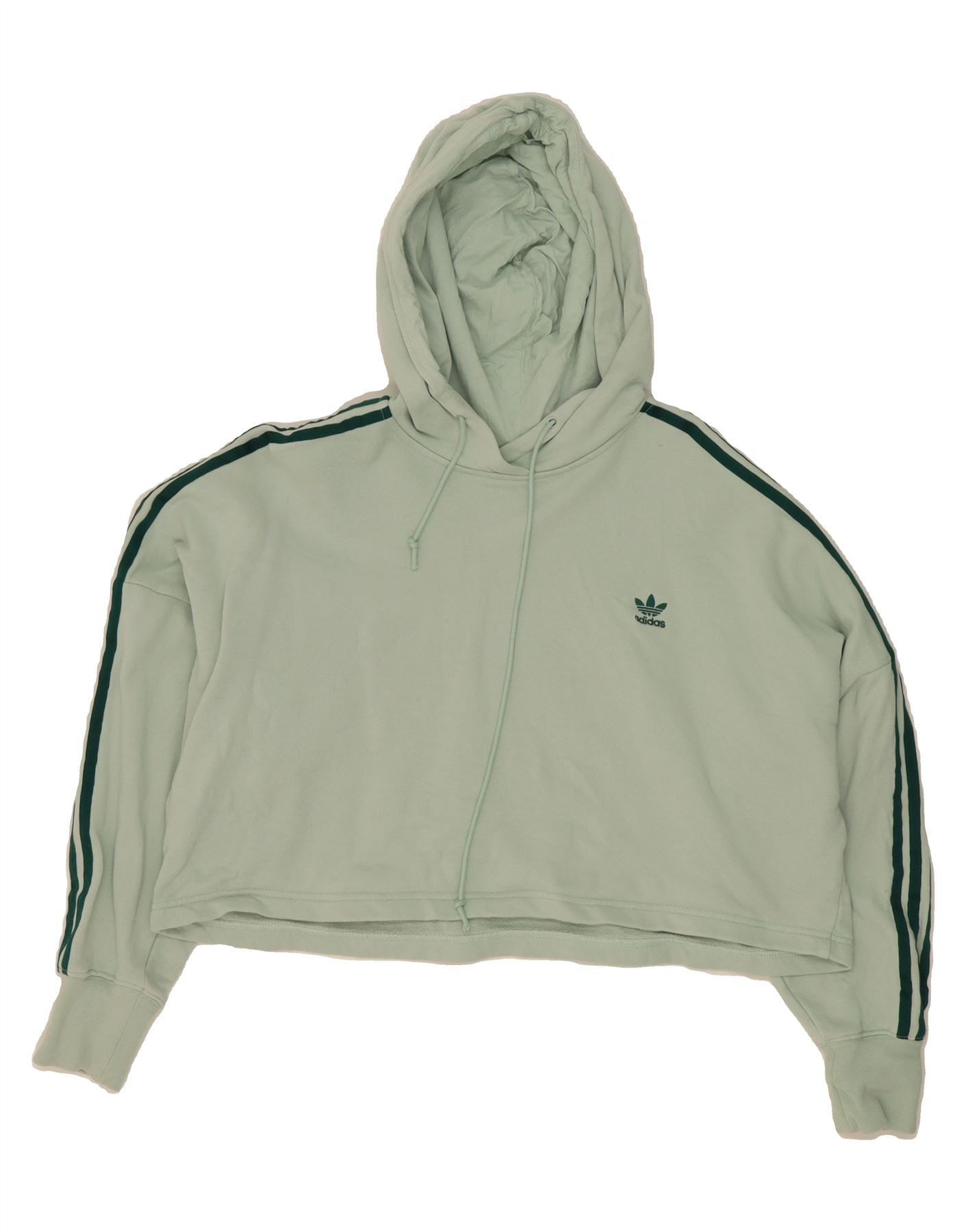 Adidas Sportswear Green Adidas Cropped Hoodie ADIDAS Womens Crop