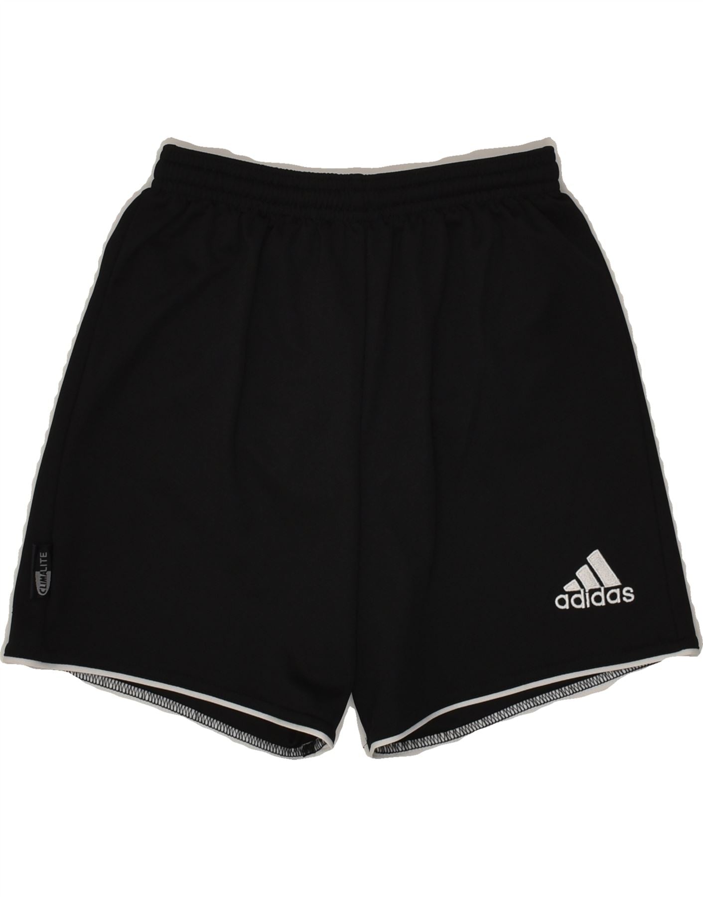 ADIDAS Boys Sport Shorts 2 3 Years 2XS Black Polyester