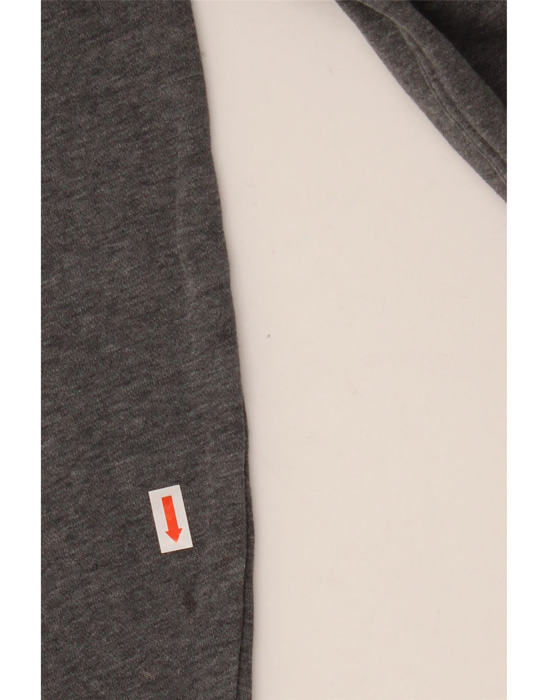Nike Mens Graphic Hoodie Jumper Large Grey Flecked Cotton