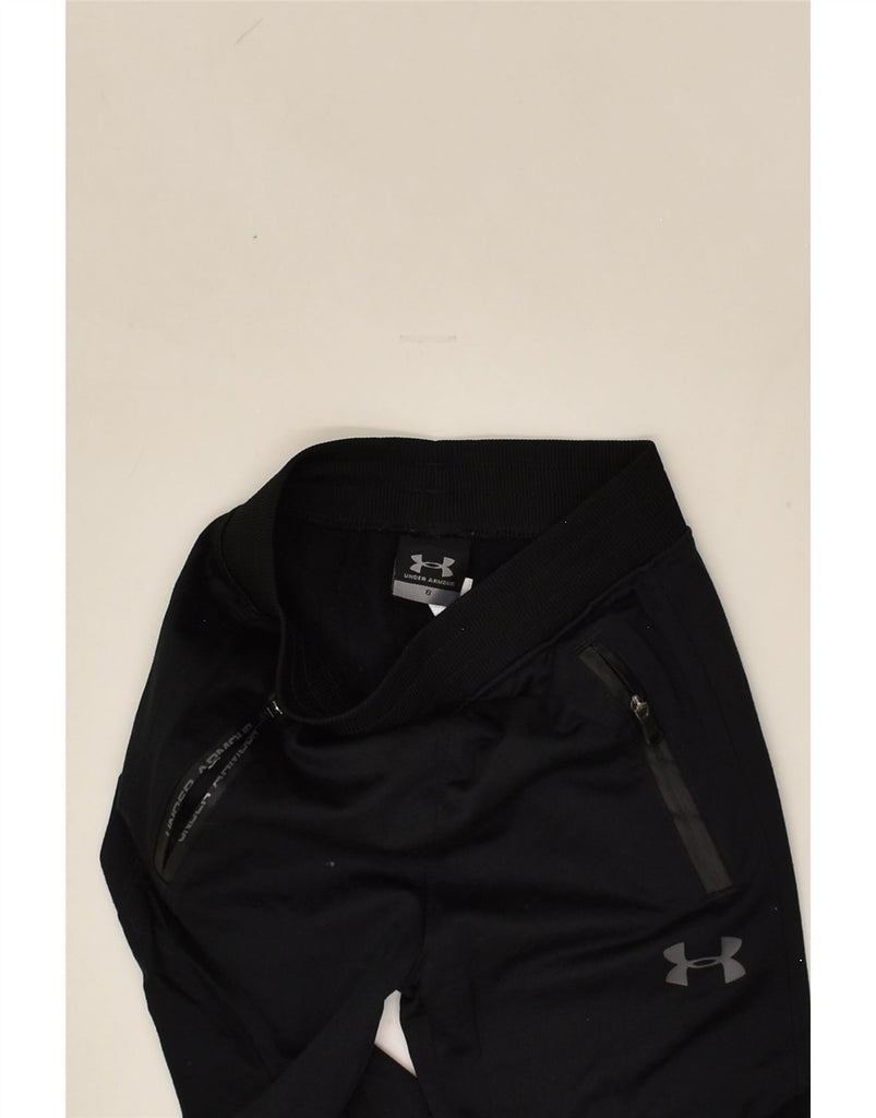 UNDER ARMOUR Boys Tracksuit Trousers 5-6 Years Black Polyester | Vintage Under Armour | Thrift | Second-Hand Under Armour | Used Clothing | Messina Hembry 