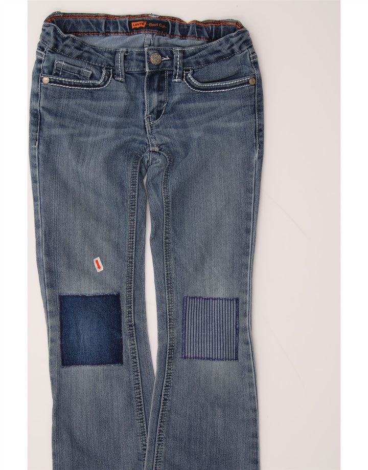 LEVI'S Girls Flared Jeans 6-7 Years W24 L24 Blue Cotton Vintage Levi's and Second-Hand Levi's from Messina Hembry 