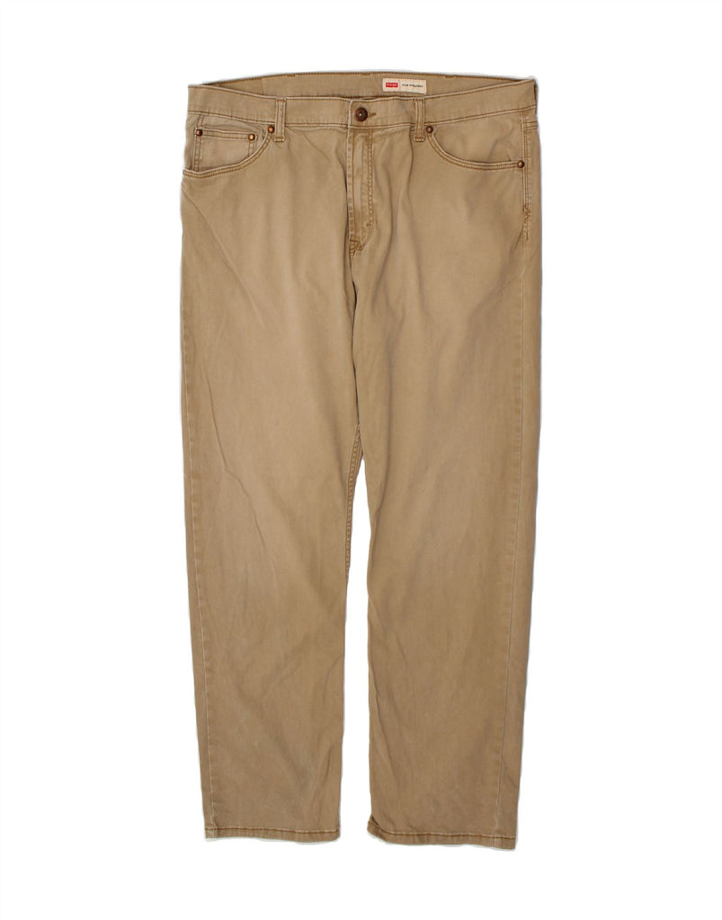 WRANGLER Mens Slim Straight Jeans W38 L30 Beige Cotton Vintage Wrangler and Second-Hand Wrangler from Messina Hembry 
