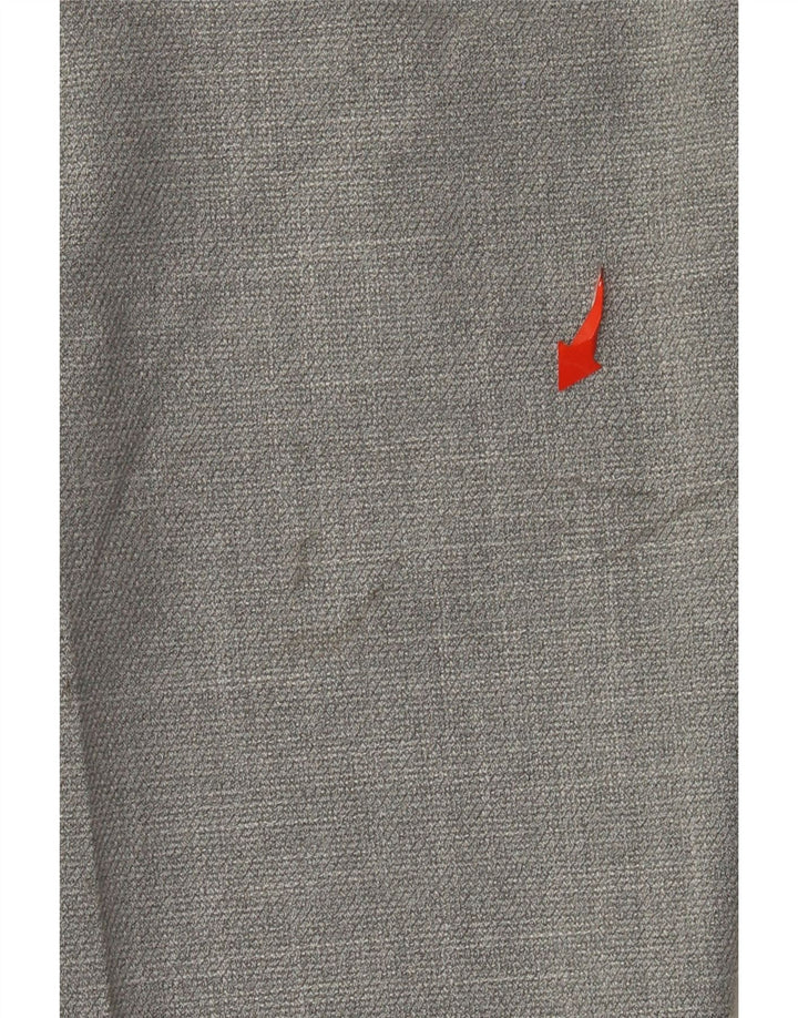 ZARA Womens Straight Suit Trousers EU 40 Medium W30 L26 Grey Polyester