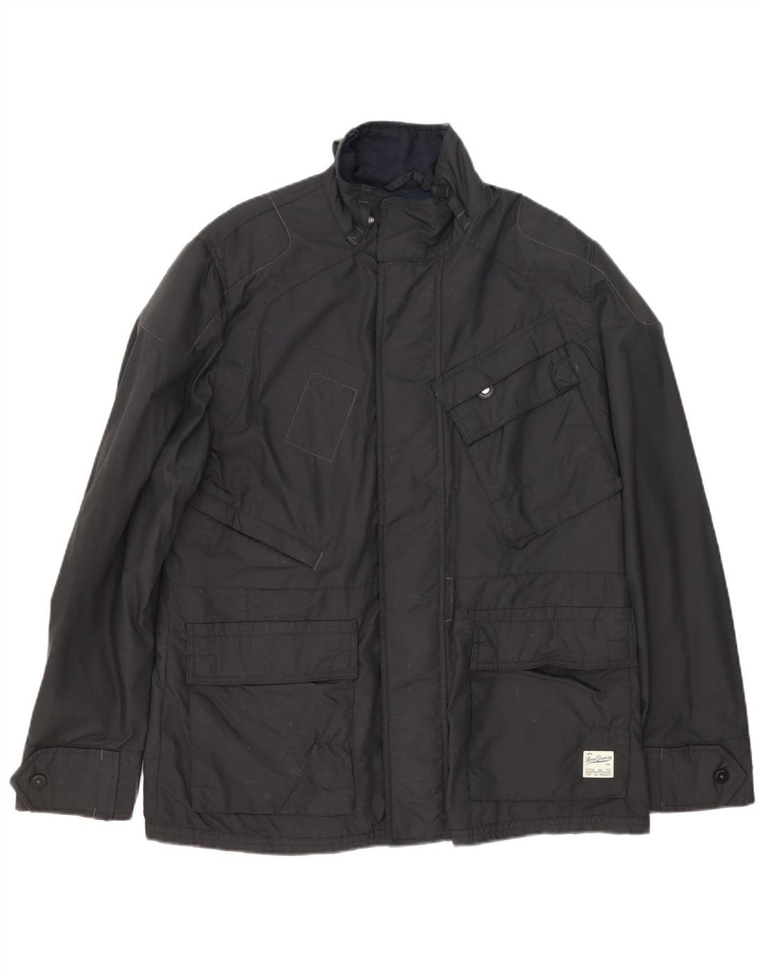 G-Star Mens Utility Jacket UK 42 XL Black Nylon
