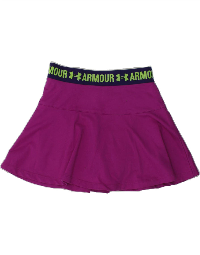 UNDER ARMOUR Girls Graphic Skort 3-4 Years Purple Polyester | Vintage Under Armour | Thrift | Second-Hand Under Armour | Used Clothing | Messina Hembry 