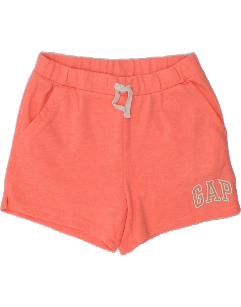 GAP Girls Graphic Sport Shorts 11-12 Years XL  Orange Cotton | Vintage Gap | Thrift | Second-Hand Gap | Used Clothing | Messina Hembry 