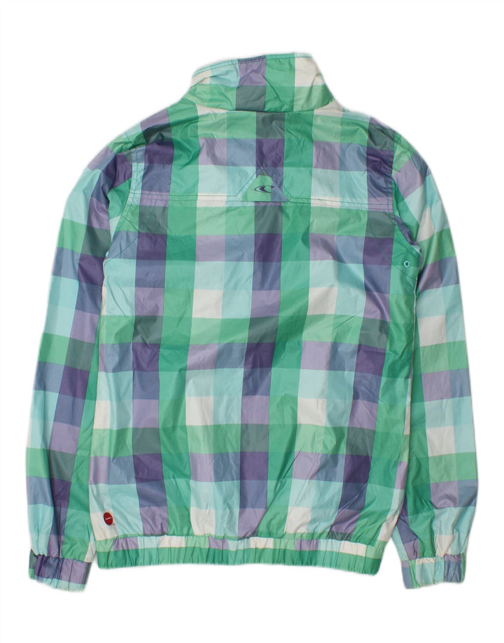 O'NEILL Mens Rain Jacket UK 34 XS Multicoloured Check Polyester Vintage O'Neill and Second-Hand O'Neill from Messina Hembry 